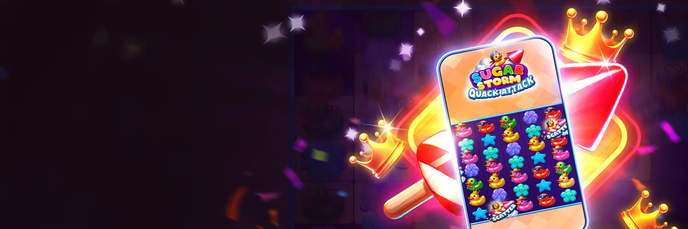 Excl. Game: Sugar Storm Quack Attack
